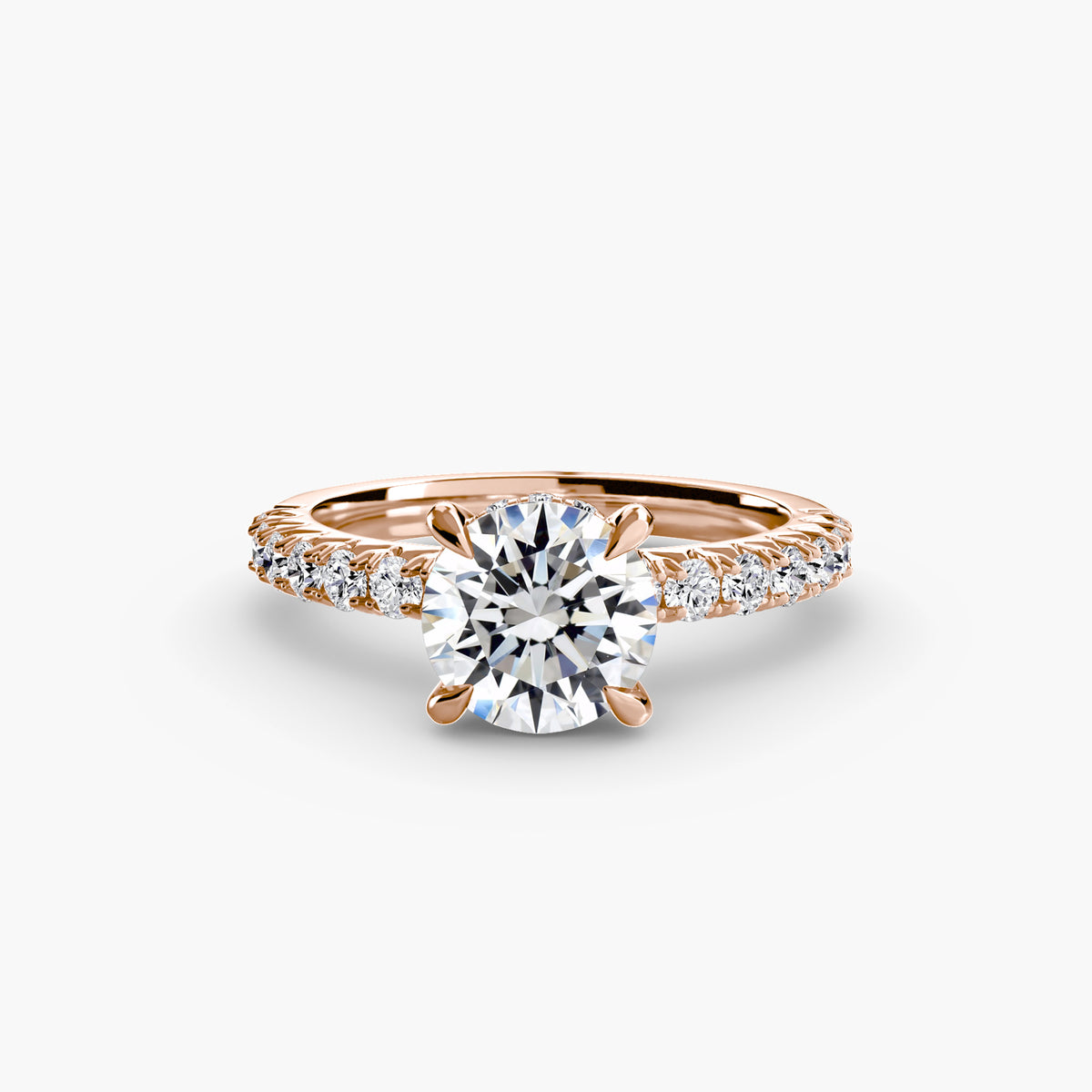 Solitaire with Pavé 6
