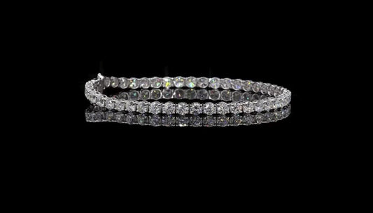 7 CT Round Lab Diamond Tennis Bracelet
